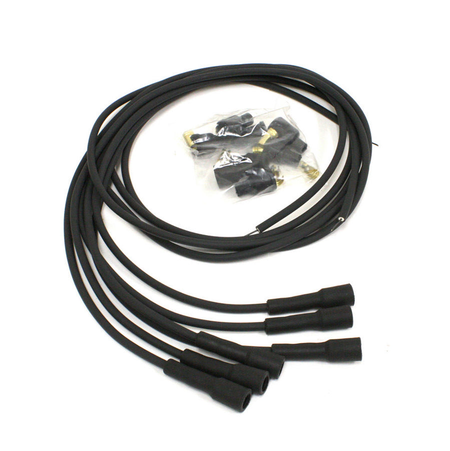 Pertronix 706180 Spark Plug Wire Set 7mm Univ 6-Cyl British Black Pertronix 706180