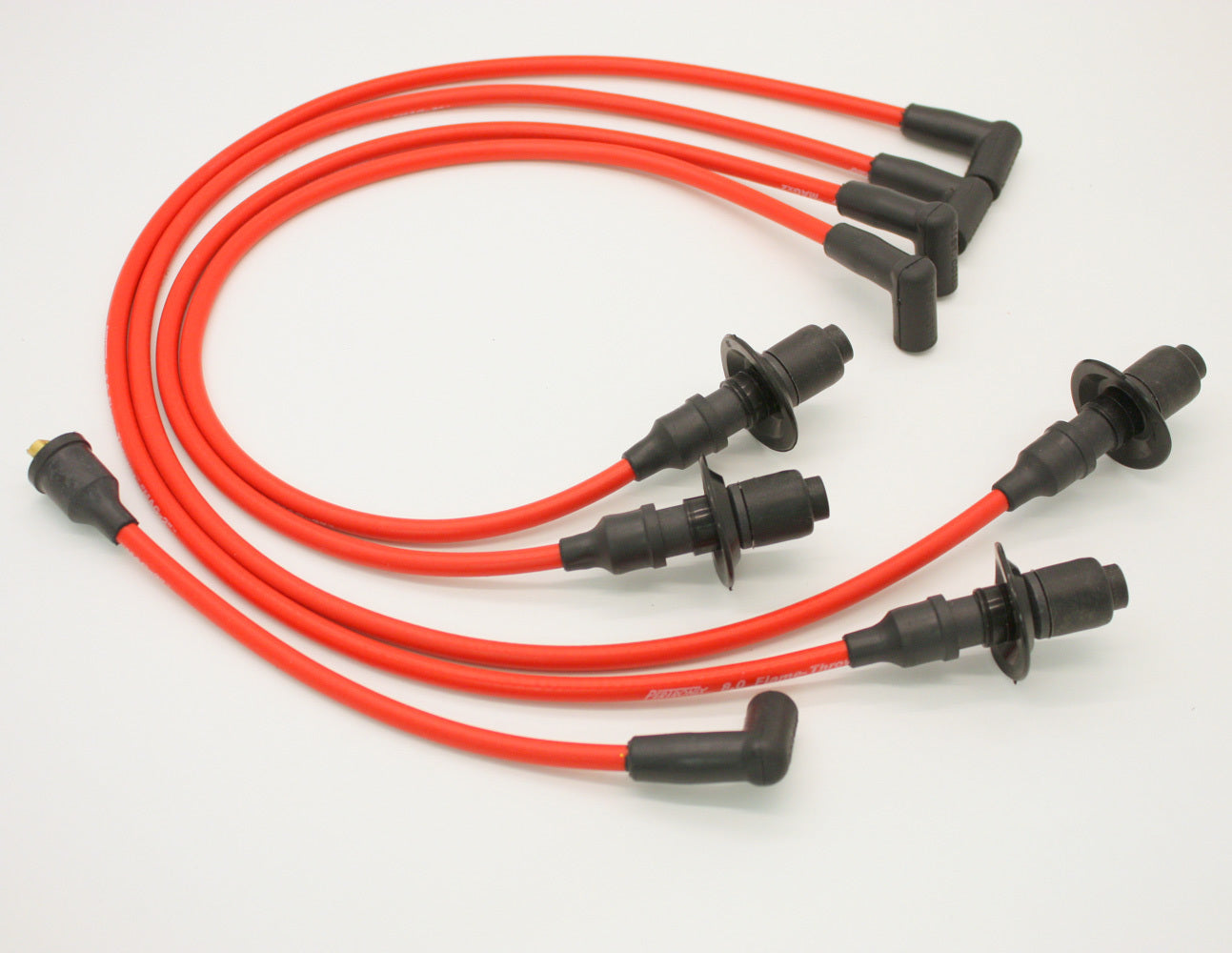 Pertronix 804404 8mm Spark Plug Wire Set VW w/Male Tower Cap Red Pertronix 804404