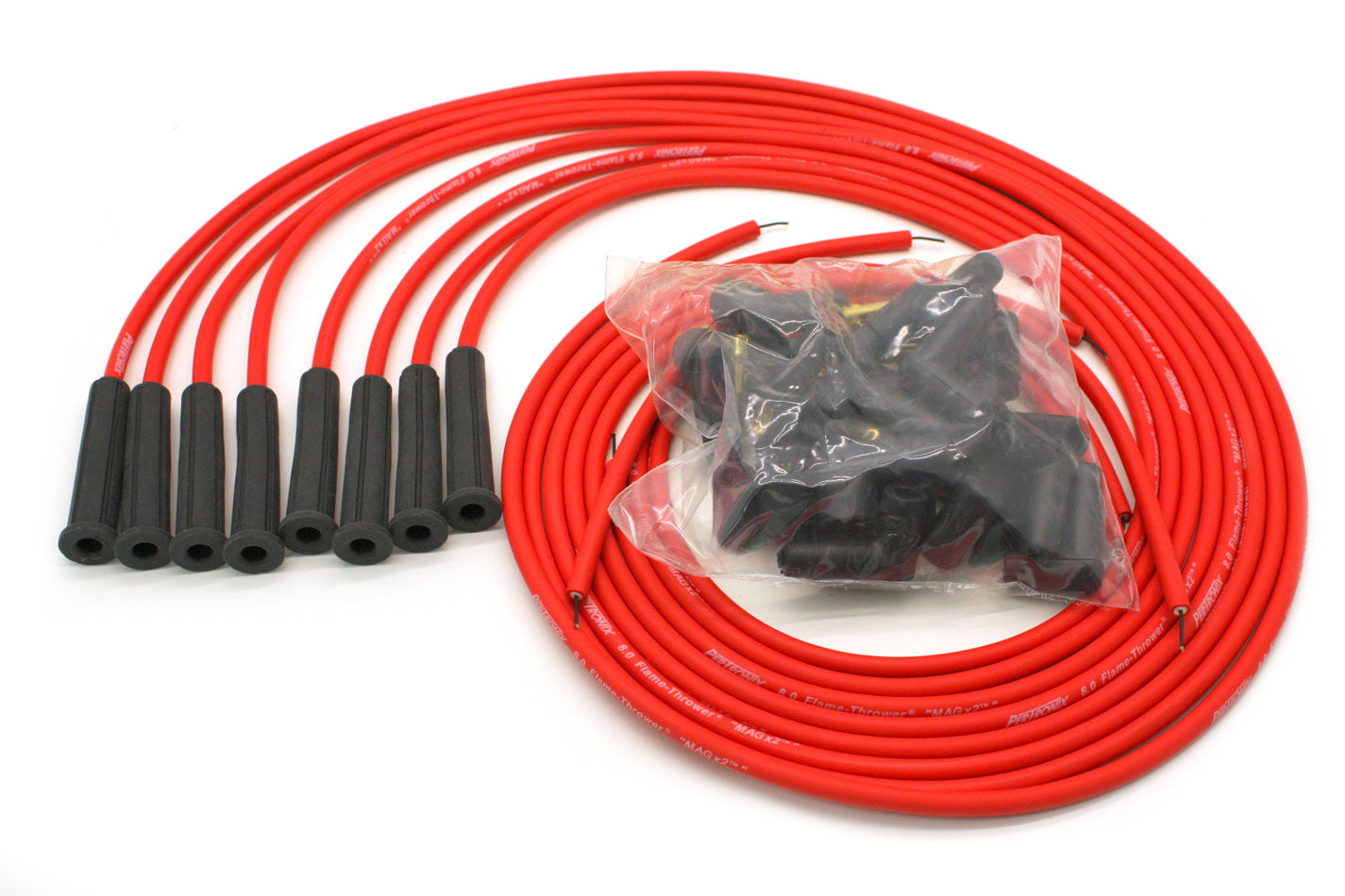 Pertronix 808480 8MM Universal Wire Set - Red Pertronix 808480