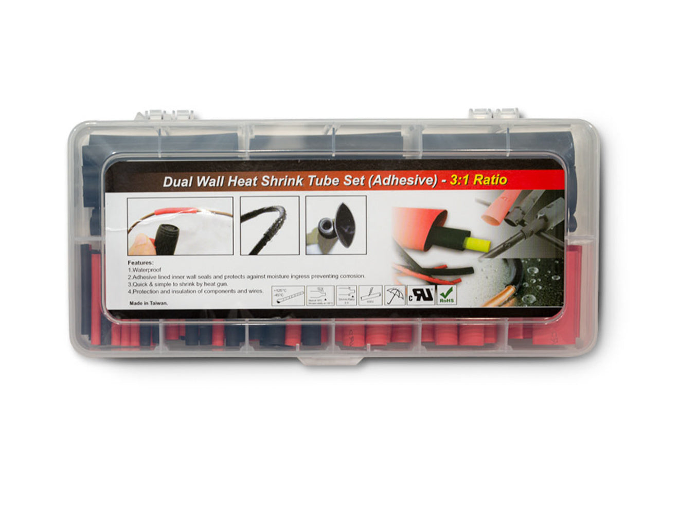 Pertronix A2010 Shrink Tube Set 106pk Dual Wall Heat Pertronix A2010