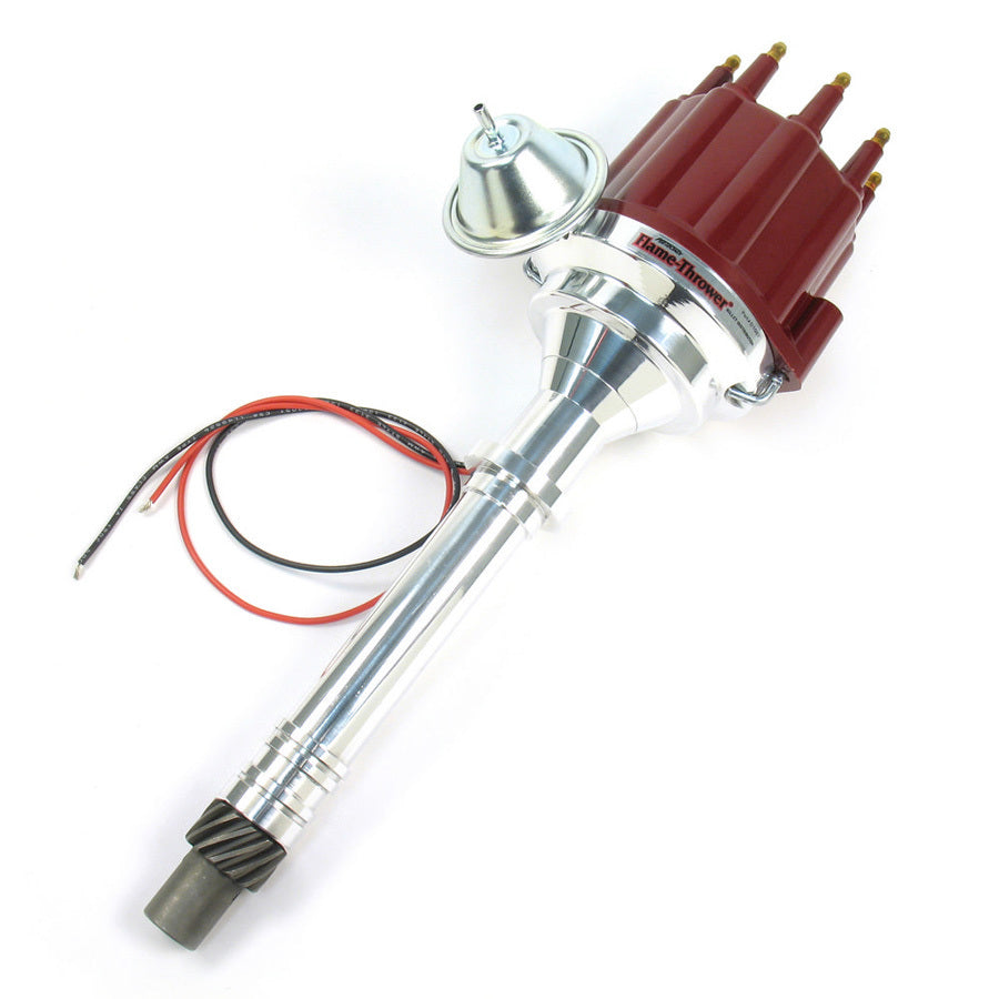 Pertronix D100711 SBC/BBC Billet Dist. w/ Red Cap & Male Tower Pertronix D100711