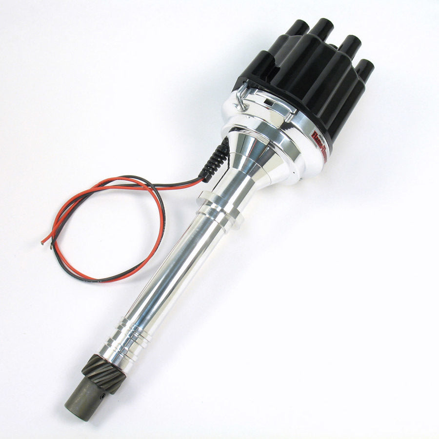 Pertronix D100800 SBC/BBC Billet Dist. w/ Black Cap Pertronix D100800