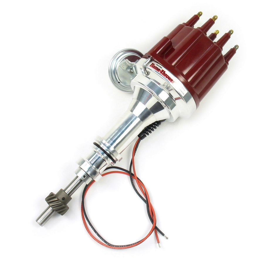Pertronix D130711 SBF Billet Distributor w/Red Male Cap Pertronix D130711