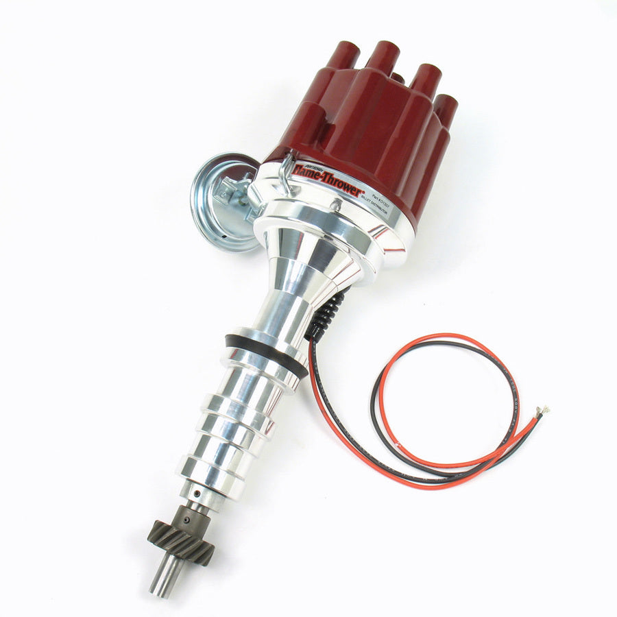 Pertronix D133701 BBF FE Billet Dist. w/Red Cap Pertronix D133701