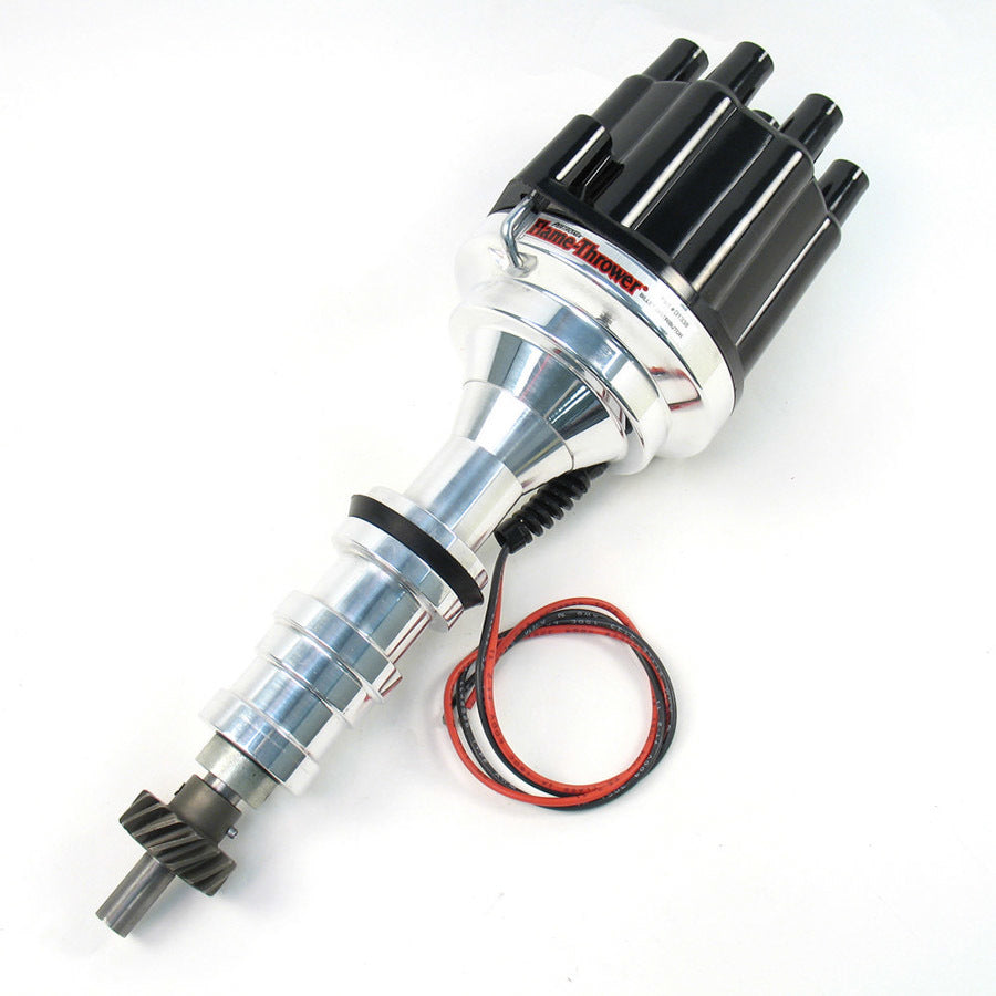 Pertronix D133800 BBF FE Billet Dist. w/Blk Cap Pertronix D133800