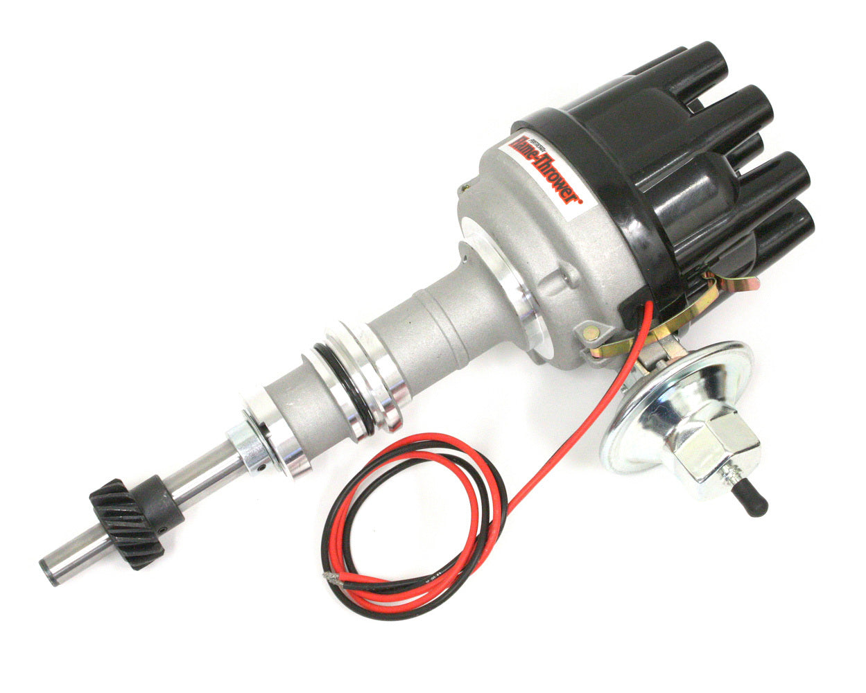 Pertronix D134610 SBF 351W Distributor w/Black Cap Cast Alm. Pertronix D134610