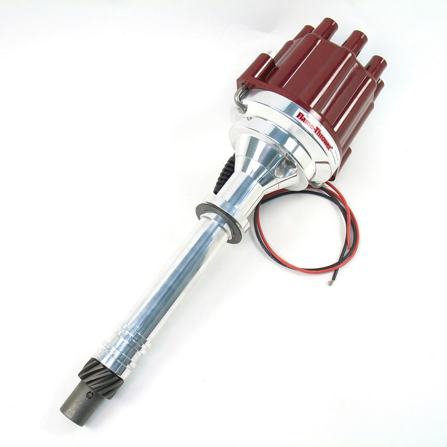 Pertronix D200801 Chevy V8 Billet Marine Dist w/Red Female Cap Pertronix D200801
