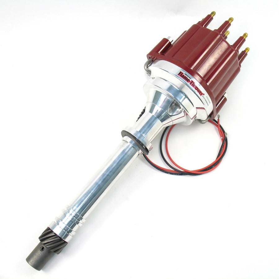 Pertronix D200811 Chevy V8 Billet Marine Dist w/Red Male Cap Pertronix D200811