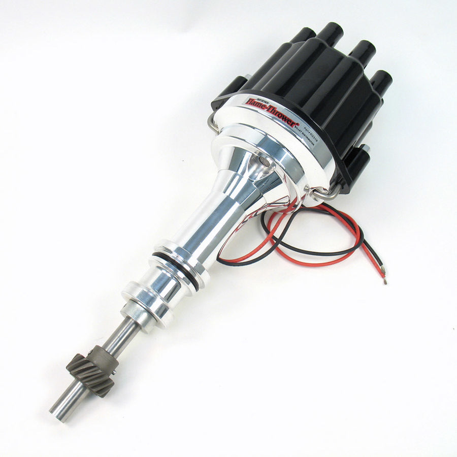 Pertronix D231800 SBF Billet Marine Dist. w/Black Cap - 351W Pertronix D231800