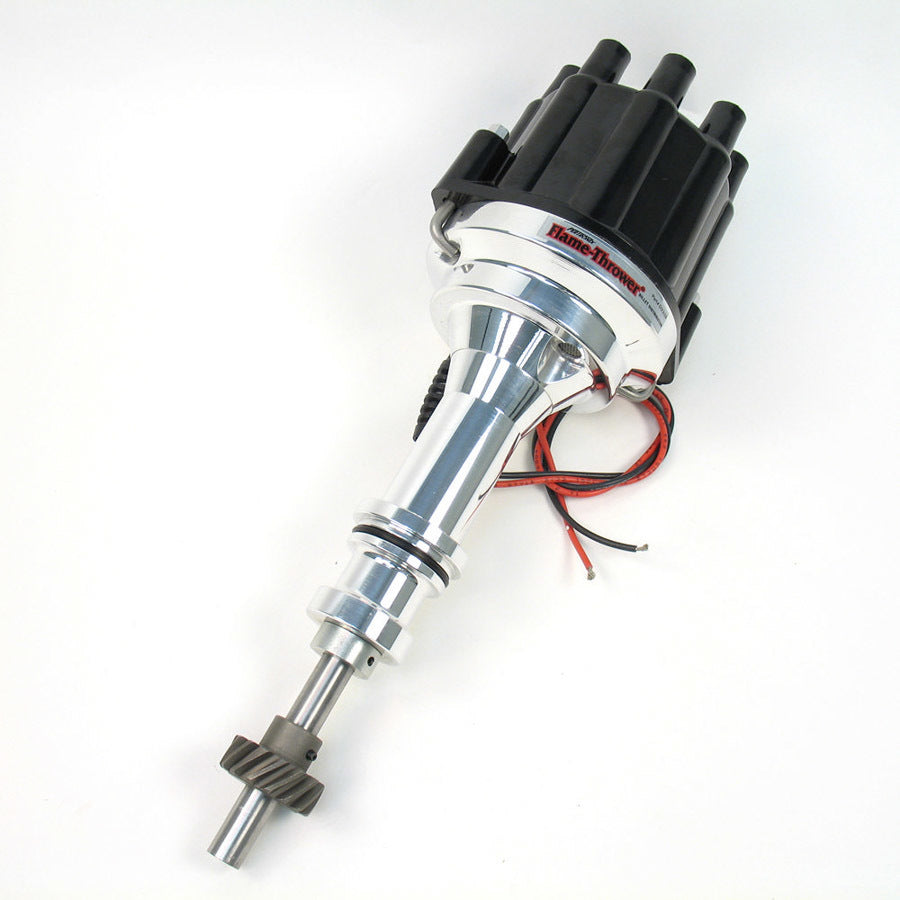 Pertronix D232800 BBF Billet Distributor w/Black Cap - Marine Pertronix D232800