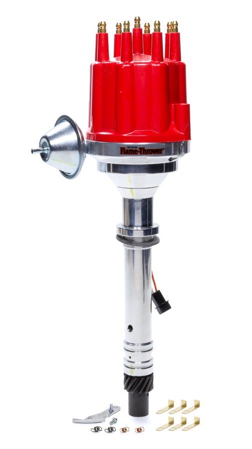Pertronix D300711 Billet Distributor Chevy V8 - Red Male Cap Pertronix D300711