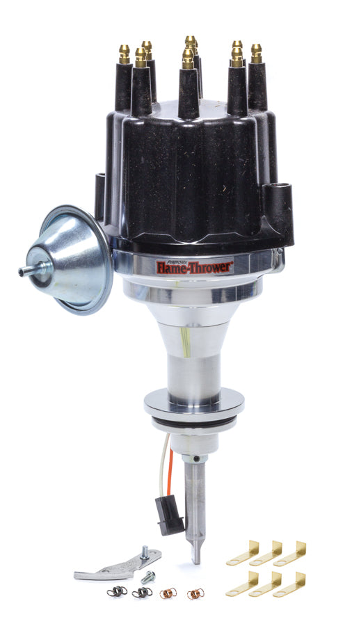 Pertronix D341710 Billet Distributor SBM 273-360  Black Male Cap Pertronix D341710