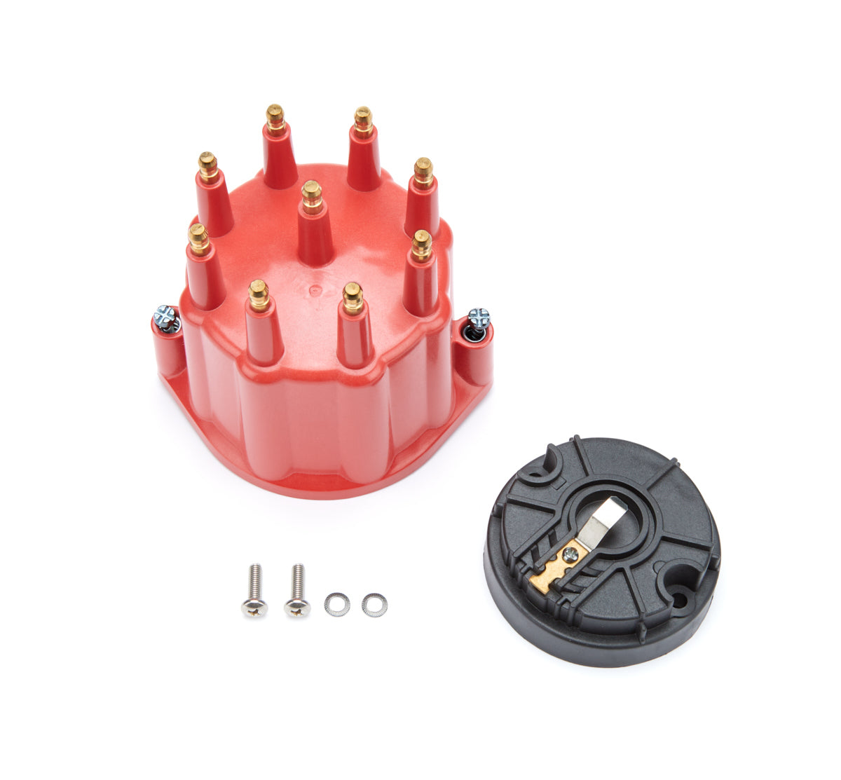 Pertronix D600711 Dist. Cap & Rotor Kit - Red w/Male Tower Pertronix D600711