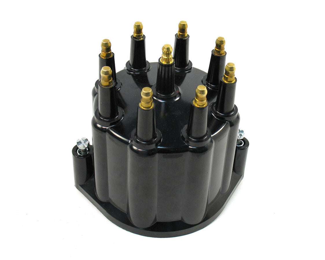 Pertronix D650710 Distributor Cap - Black w/Male Tower Pertronix D650710