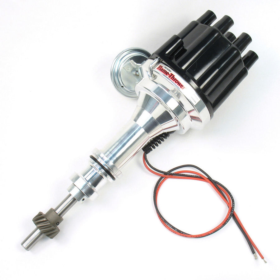 Pertronix D7131700 SBF 351W Billet Dist. w/Black Cap Pertronix D7131700