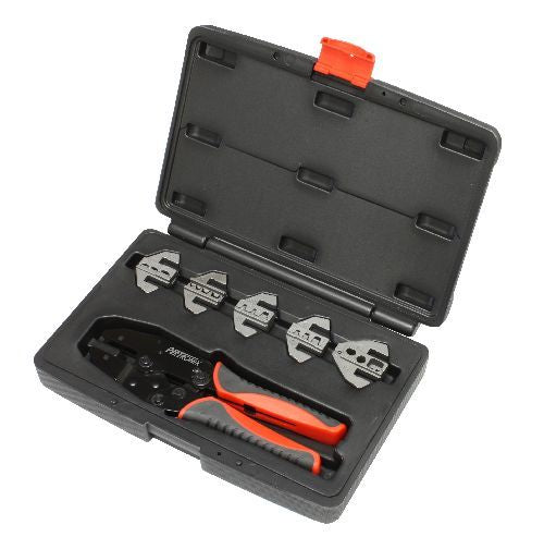 Pertronix T3001 Ratchet Crimp Tool Kit 6-Piece Quick Change Kit Pertronix T3001