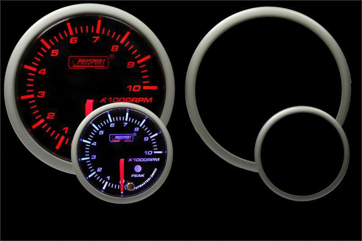 Prosport Performance 216SMTASWL270-PK Gauge Premium Tachometer 0-10000 rpm 3-3/8in Prosport Performance 216SMTASWL270-PK