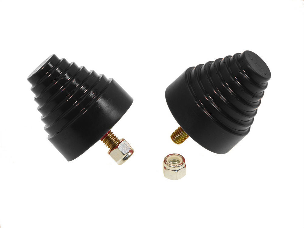 Prothane 19-1318-BL Bump Stop 2-1/4 x 2-1/4 Stepped Cone Pair Prothane 19-1318-BL