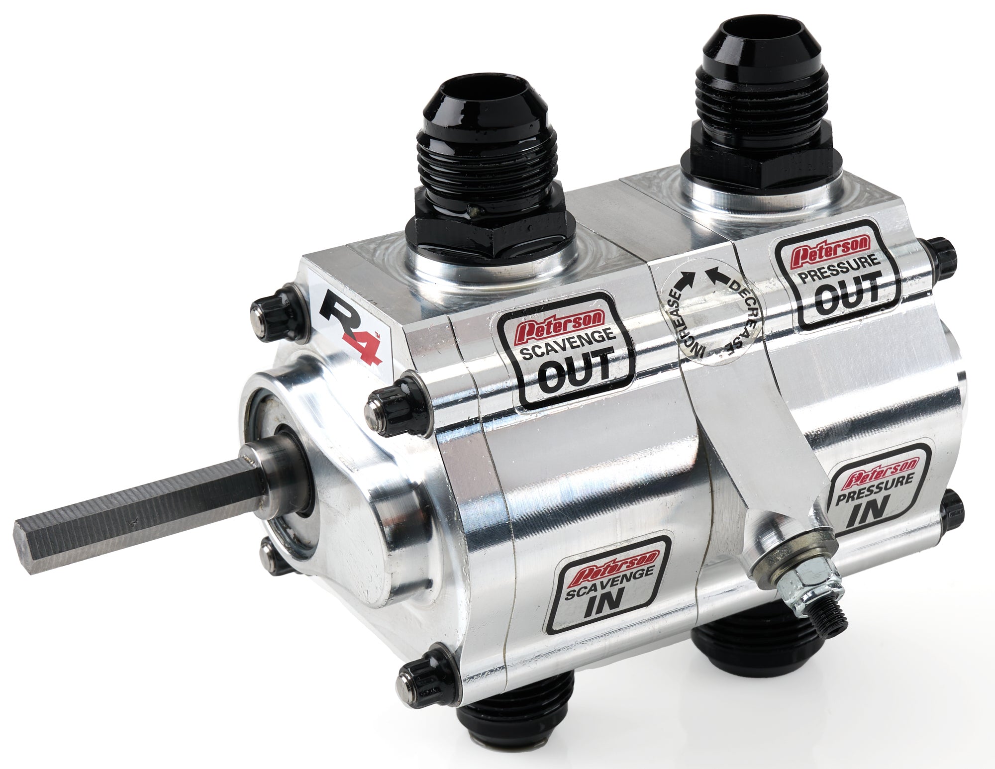 Peterson Fluid 04-2066-HEX Oil Pump 2-Stage R4 w/ Rear Drive Peterson Fluid 04-2066-HEX