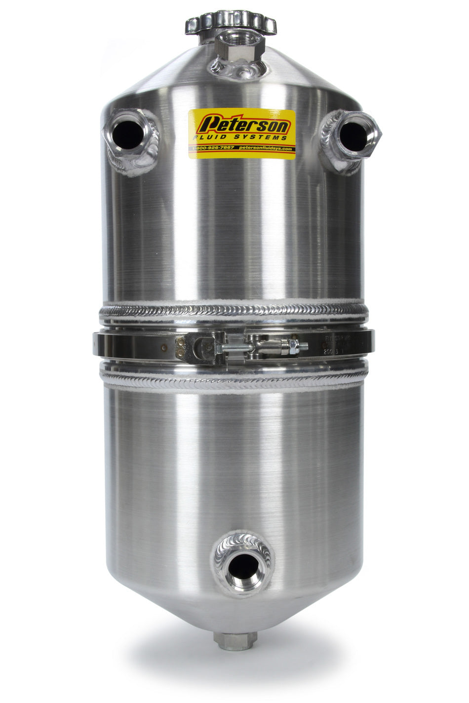 Peterson Fluid 08-0014 Dry Sump Tank 5 Gal Dual Scavenge Peterson Fluid 08-0014