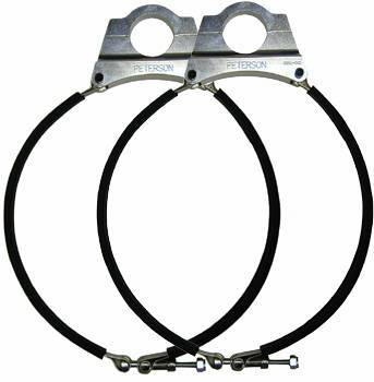 Peterson Fluid 08-0106 Mount Brackets Late Mod. Pair Peterson Fluid 08-0106