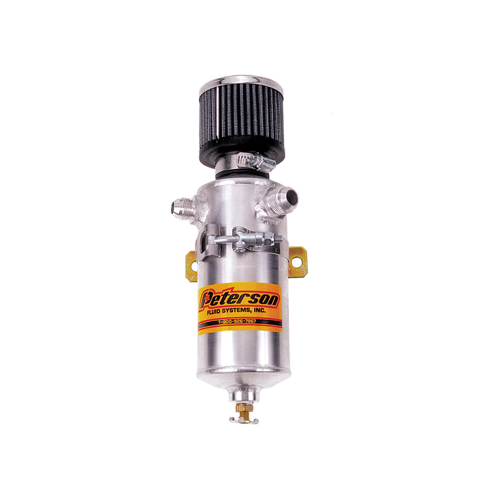 Peterson Fluid 08-0410 Remote Breather Can W/2 Fittings Peterson Fluid 08-0410