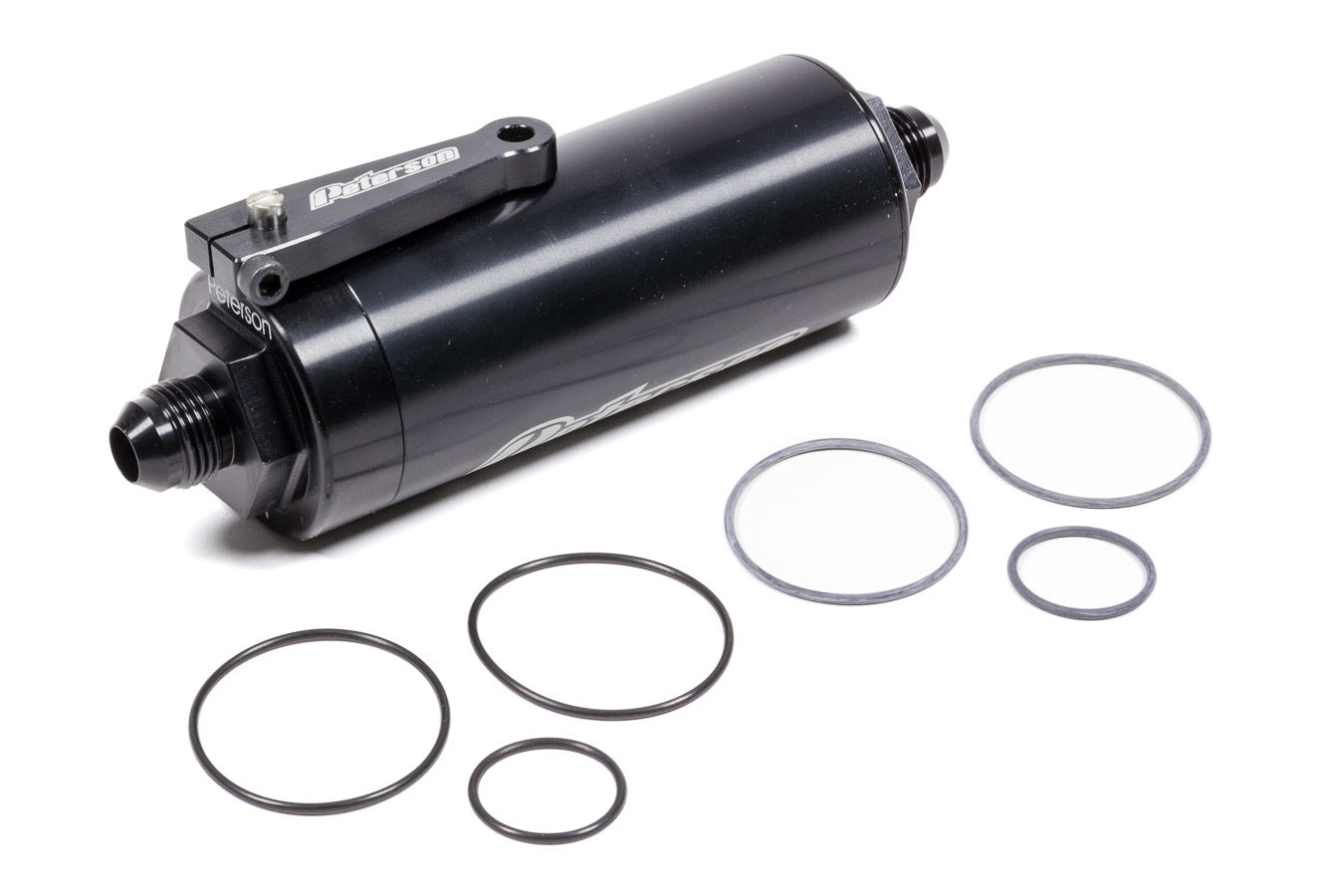 Peterson Fluid 09-0625 Fuel Filter -8an 100 Micro w/Ball Valve Peterson Fluid 09-0625