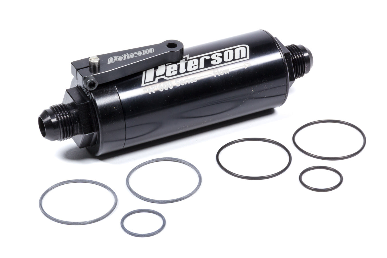 Peterson Fluid 09-0626 Fuel Filter -10an 100 Micro w/Ball Valve Peterson Fluid 09-0626