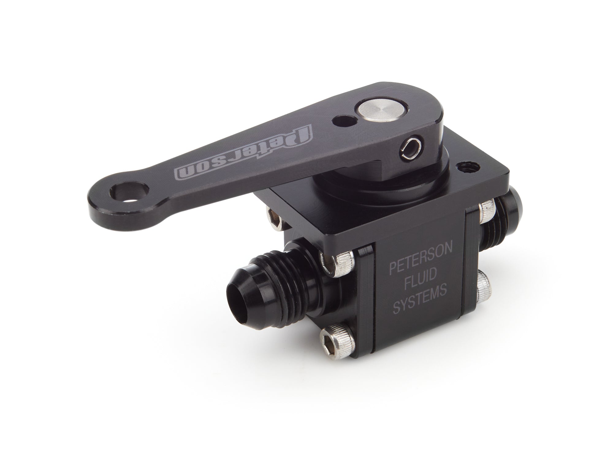 Peterson Fluid 09-0910 Ball Valve Flange Mnt -6an / -6an Peterson Fluid 09-0910