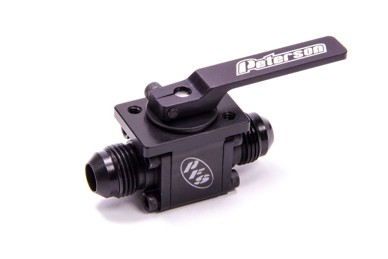 Peterson Fluid 09-0930 Panel Mount Ball Valve -8 Male Fittings Peterson Fluid 09-0930