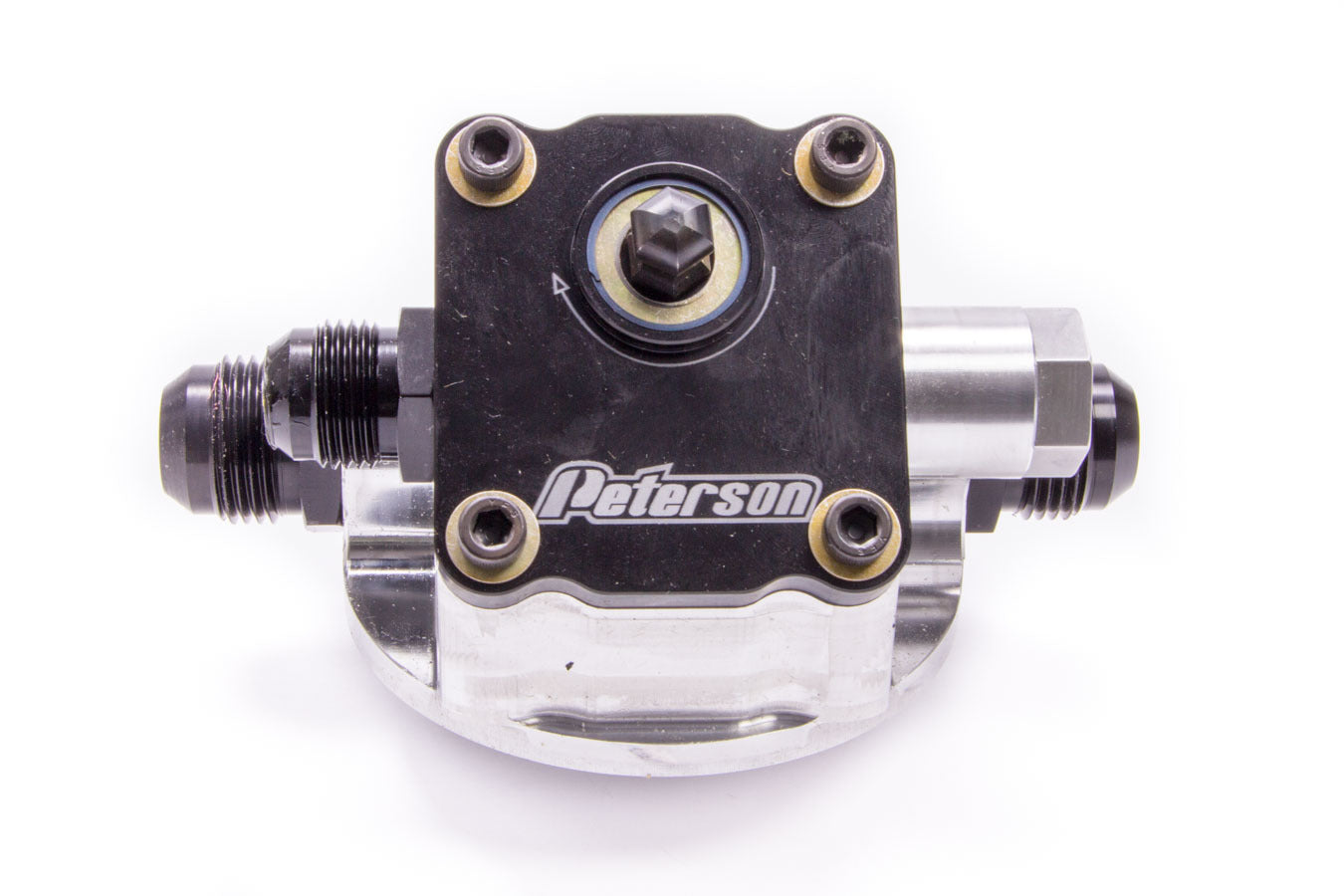 Peterson Fluid 09-1502 Engine Primer Oil Filter Mount 12an Chevy L to R Peterson Fluid 09-1502