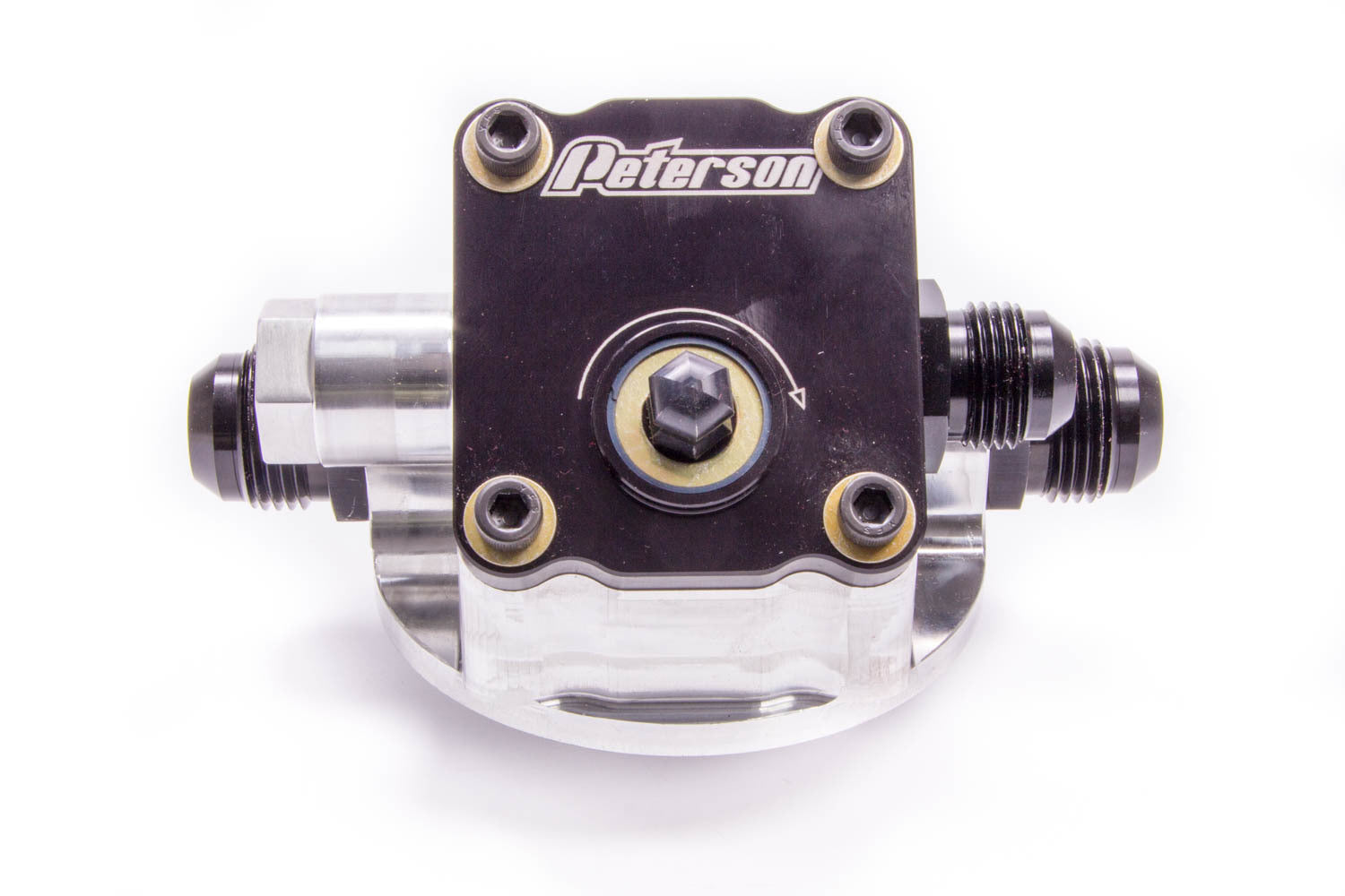 Peterson Fluid 09-1503 Engine Primer Oil Filter Mount 10an Chevy R to L Peterson Fluid 09-1503