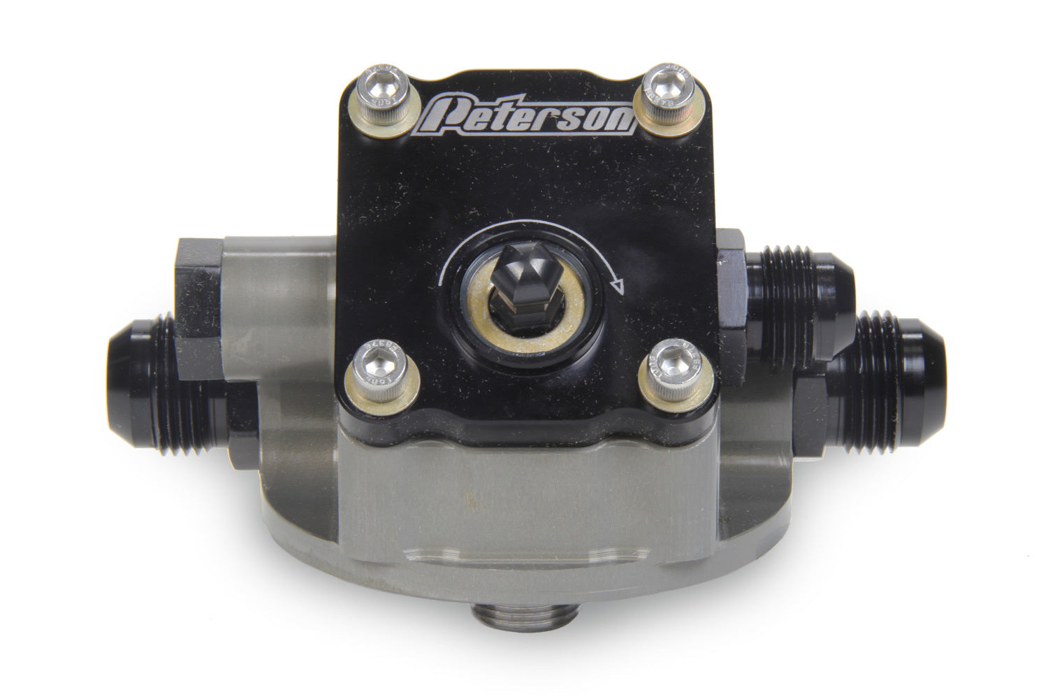 Peterson Fluid 09-1504 Engine Primer Oil Filter Mount 12an Chevy R to L Peterson Fluid 09-1504
