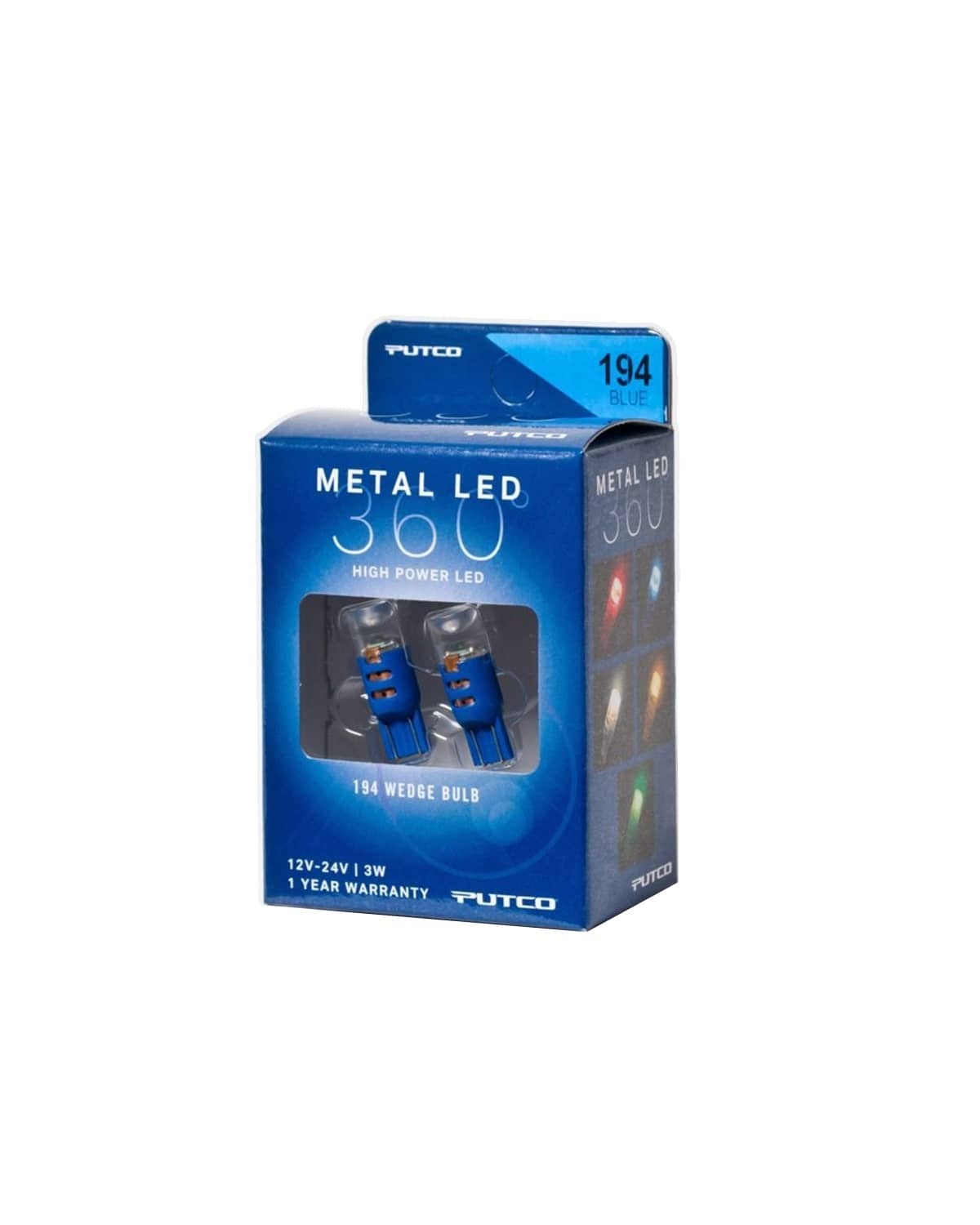 Putco 340194B-360 METAL 360 LED BULB 194 Putco 340194B-360