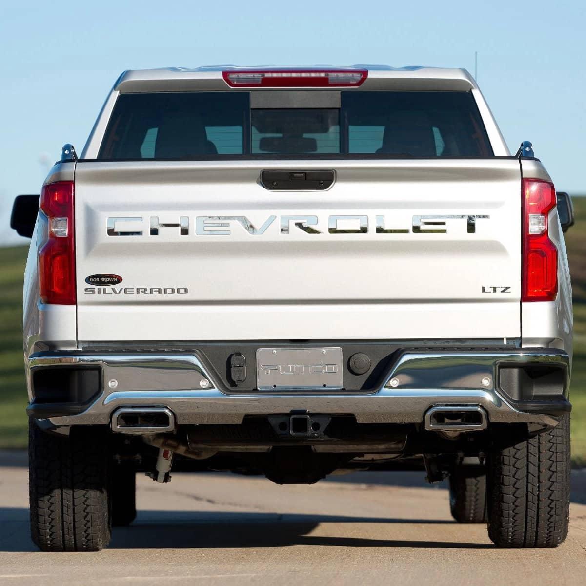 Putco 55550GM STAINLESS TAILGATE LETTERS 19-26 CHEV 1500/ 20-26 HD Putco 55550GM
