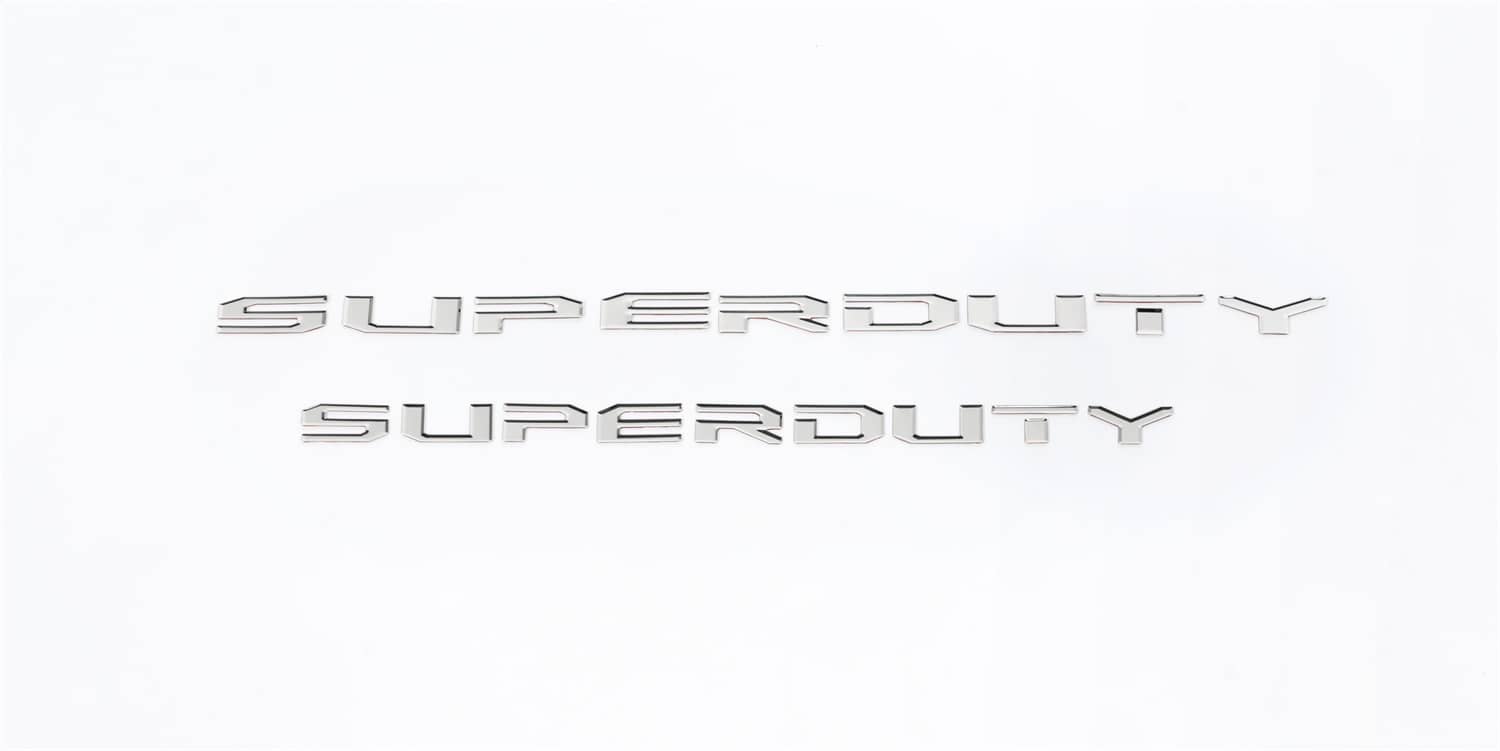Putco 55552FD SS S/DUTY LETTERS REAR 17-19 S/DUTY Putco 55552FD