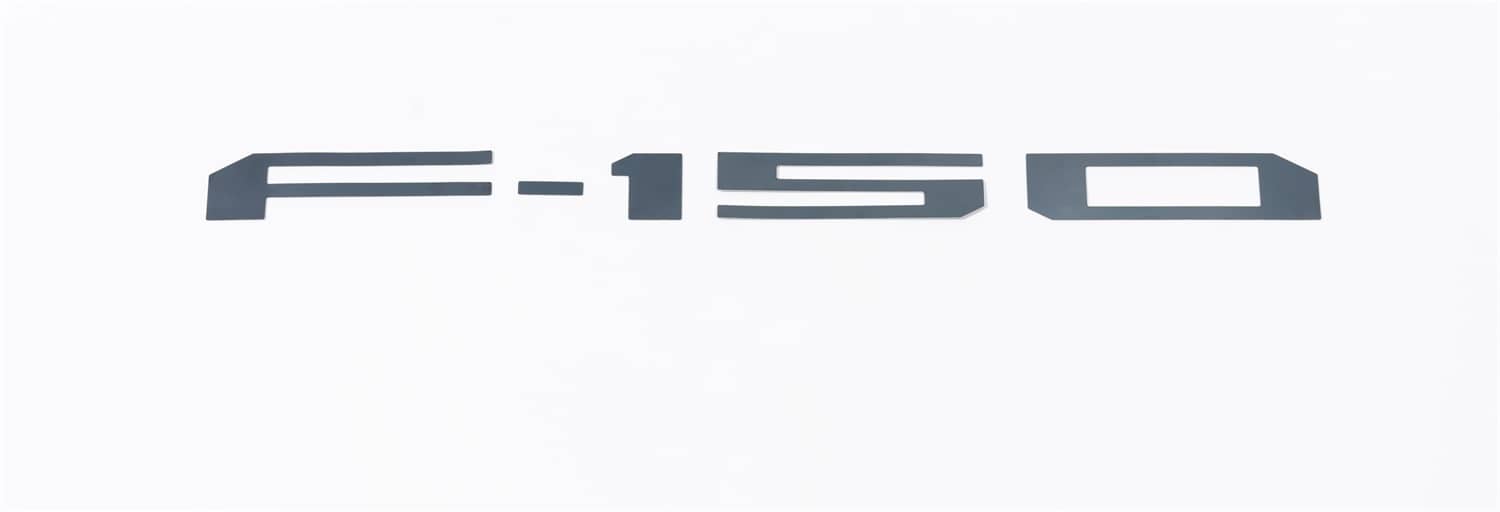 Putco 55556BPFD BLK PLATINUM F150 LETTERS REAR 18-20 F150 Putco 55556BPFD
