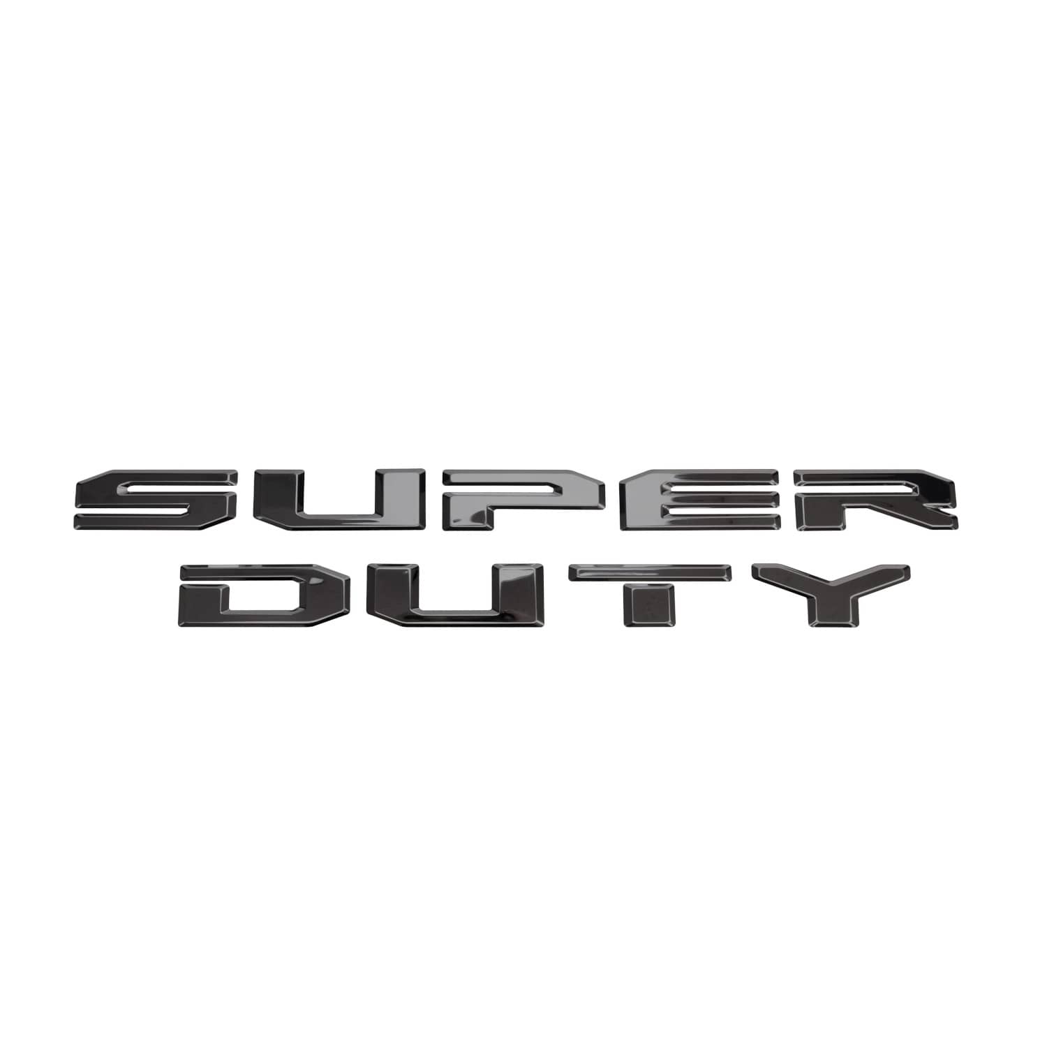 Putco 55557BPFD BLK SUPER DUTY LETTERS REAR 20-22 S/DUTY Putco 55557BPFD