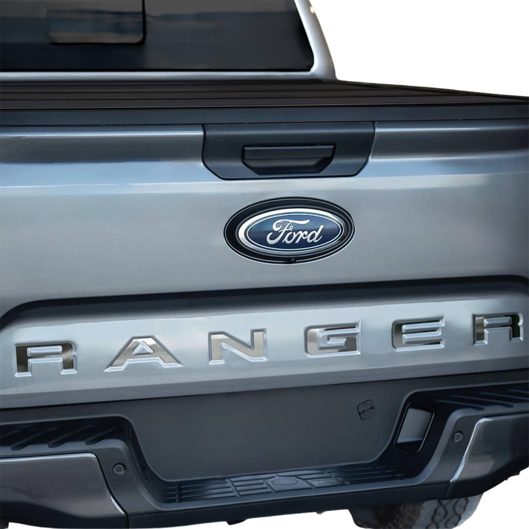 Putco 55563BPFD BLACK TAILGATE LETTERS 24-26 RANGER Putco 55563BPFD