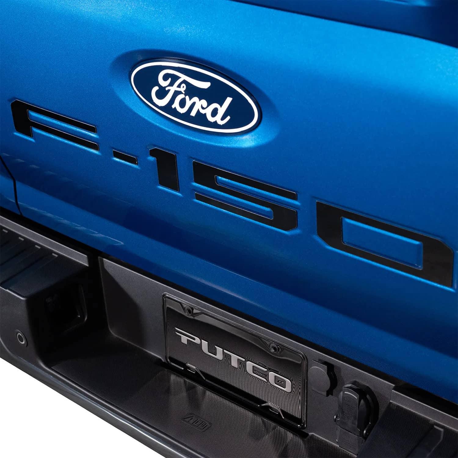 Putco 55564BPFD BLACK F150 TAILGATE LETTERS 24-26 F150 W/PRO ACCESS TAILGATE Putco 55564BPFD