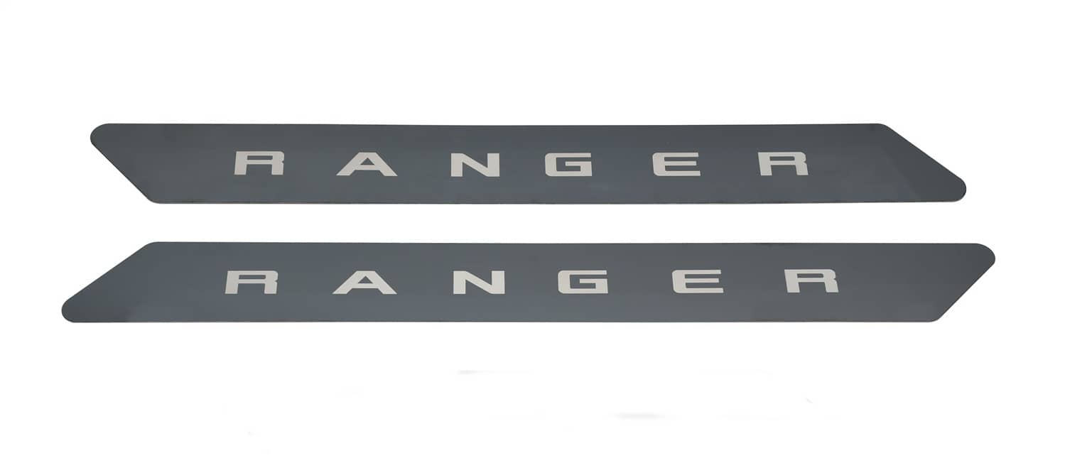 Putco 95144BPFD BLACK PLATINUM DOOR SILL SET WITH RANGER LOGO 19-26 RANGER SUPER CAB Putco 95144BPFD