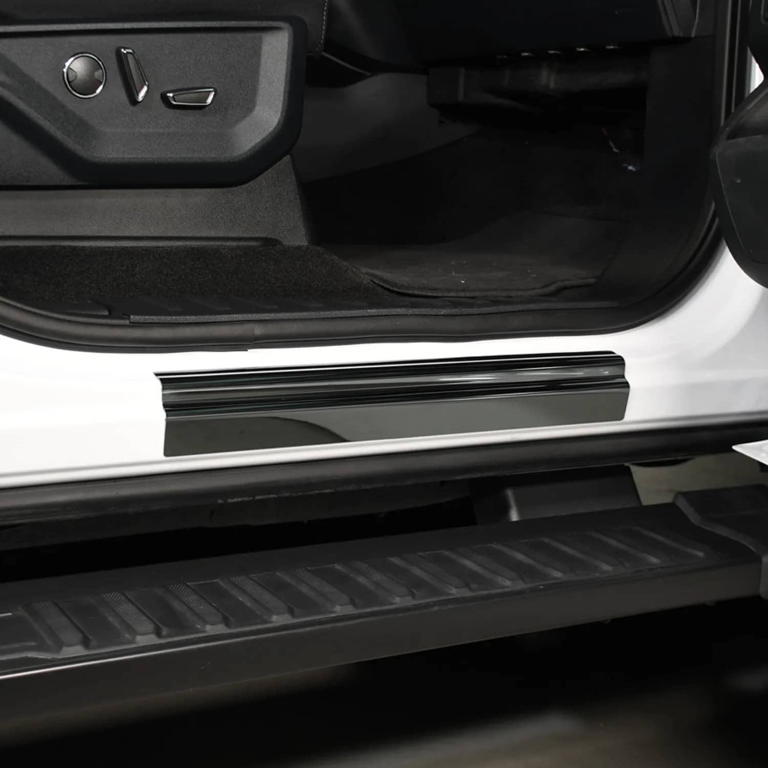 Putco 95146BP BLACK PLATINUM DOOR SILL SET 21-26 F150 REGULAR/EXTENDED CAB Putco 95146BP