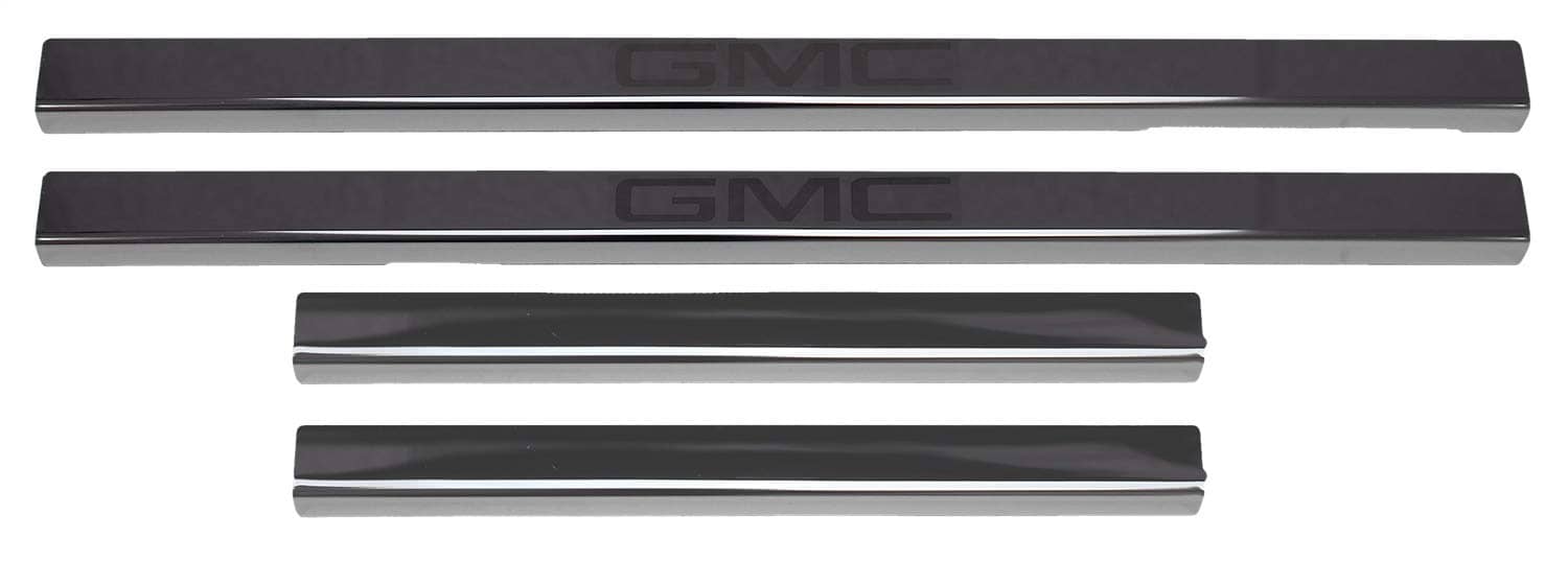 Putco 95183BPGM-2 19-23 GM licensed blk platinum door sill crew cab Putco 95183BPGM-2
