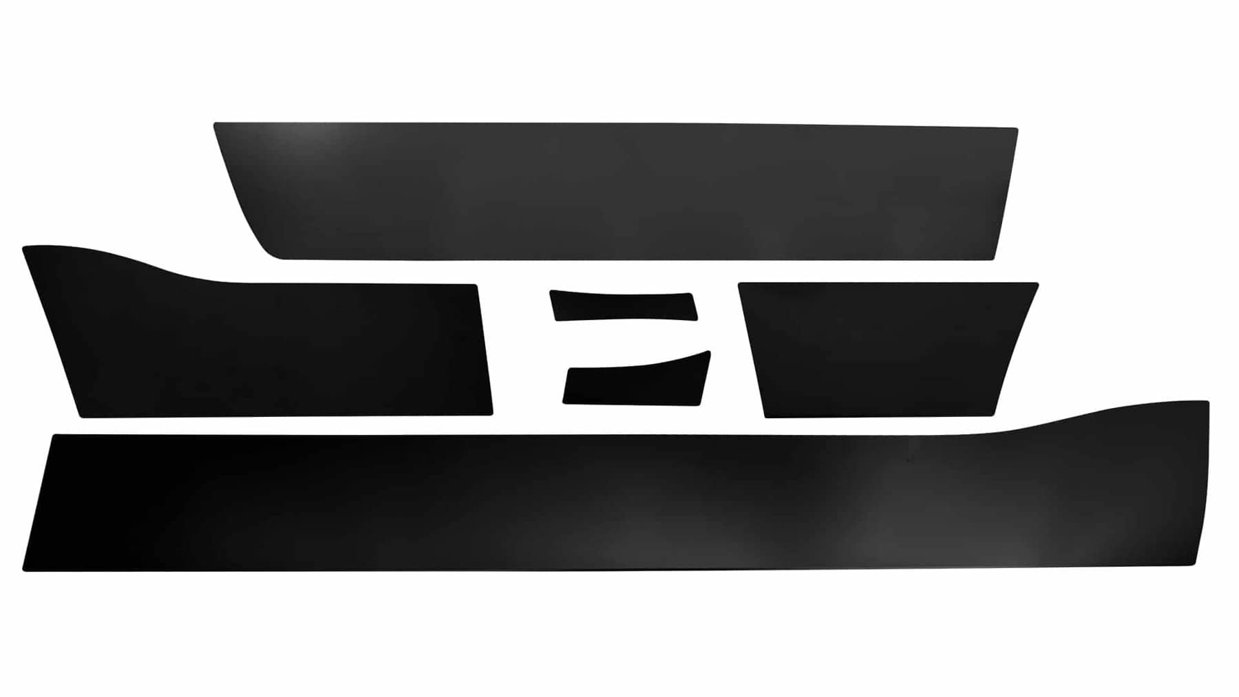 Putco 9751320BP BLACK PLATINUM ROCKER TRIM 19-27 RAM QUAD 1500 6'4" Putco 9751320BP