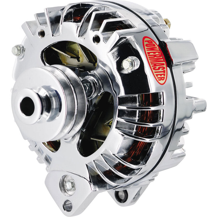 Power Master 17509 Chrome Mopar Alternator 95 Amp Double Pulley Power Master 17509