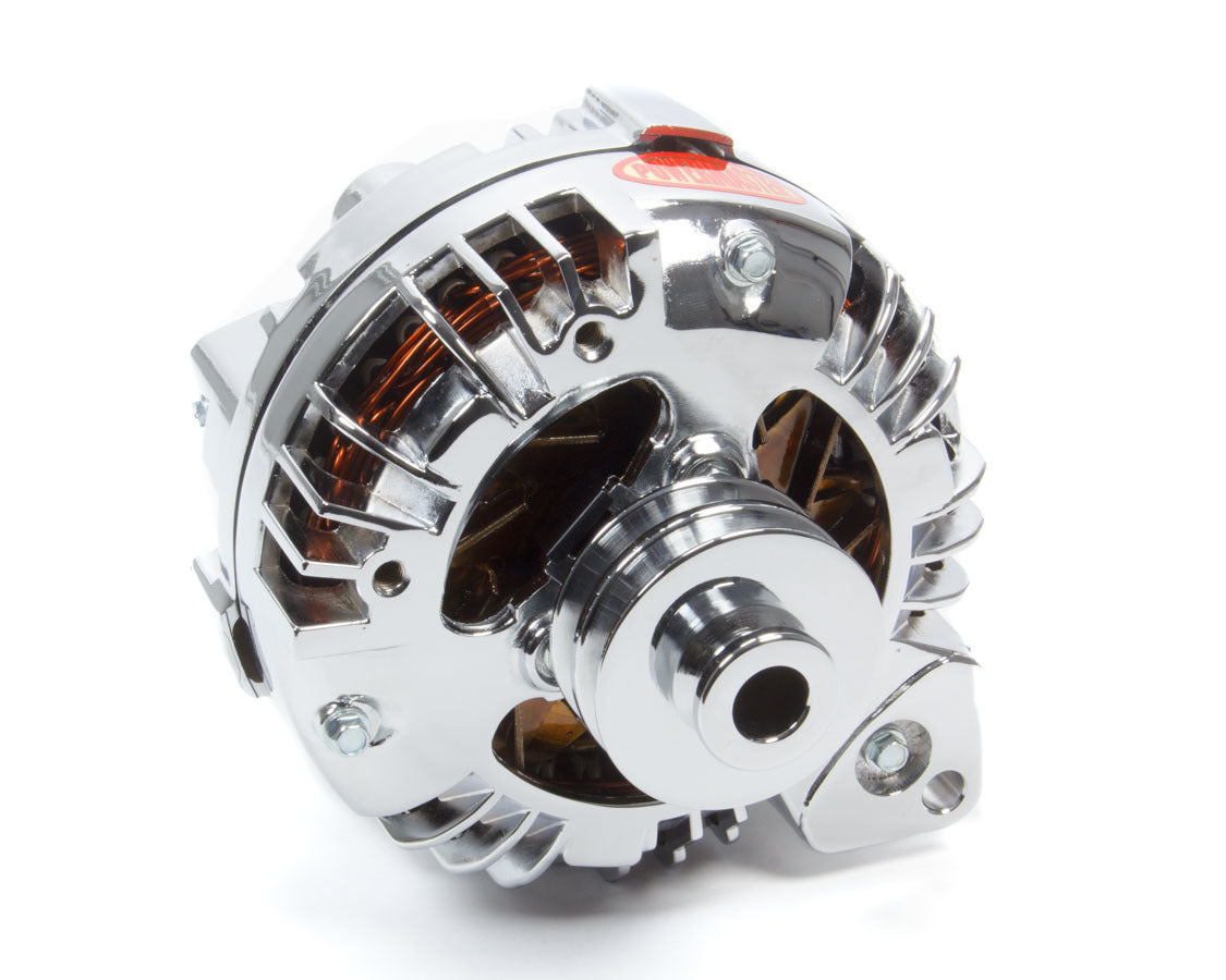 Power Master 175091 Chrome Mopar 95amp Alter Double Groove Pulley Power Master 175091