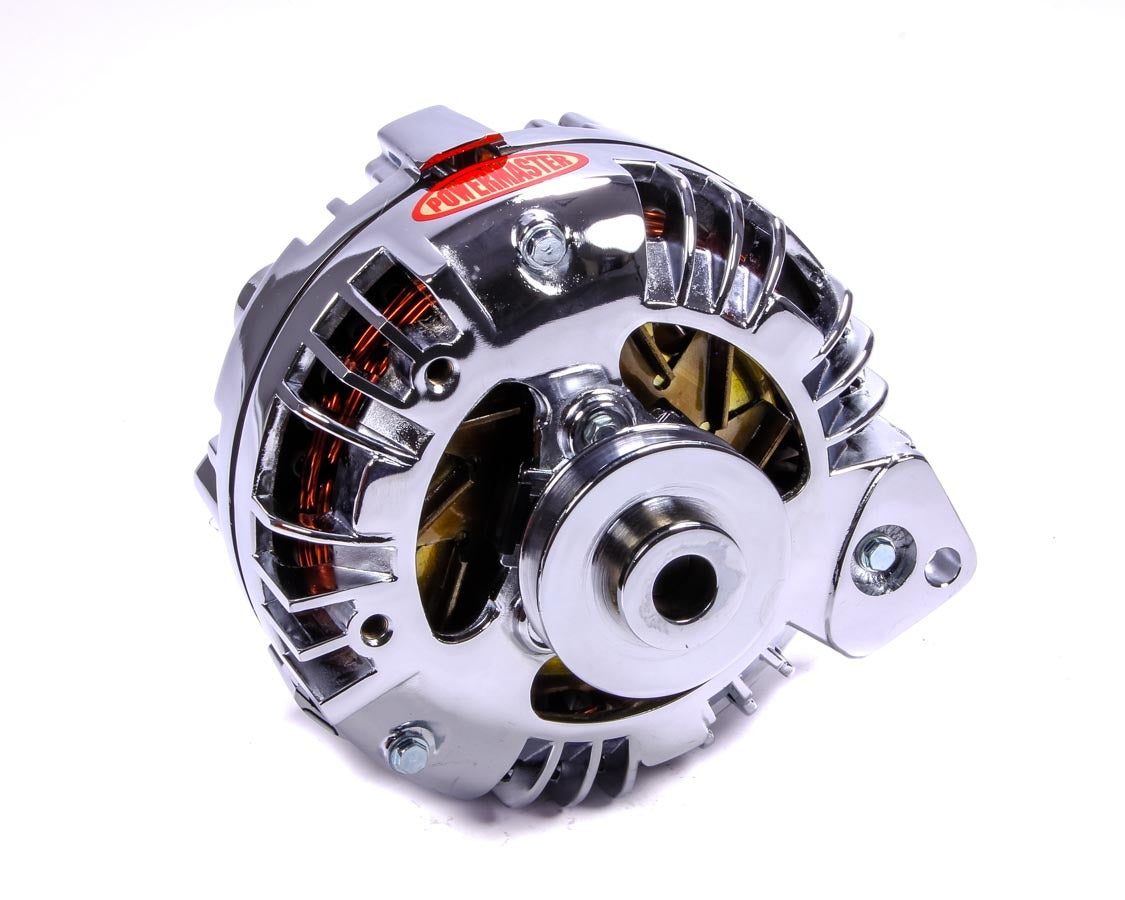 Power Master 17519 Chrome Mopar Alternator 95 Amp Single Pulley Power Master 17519