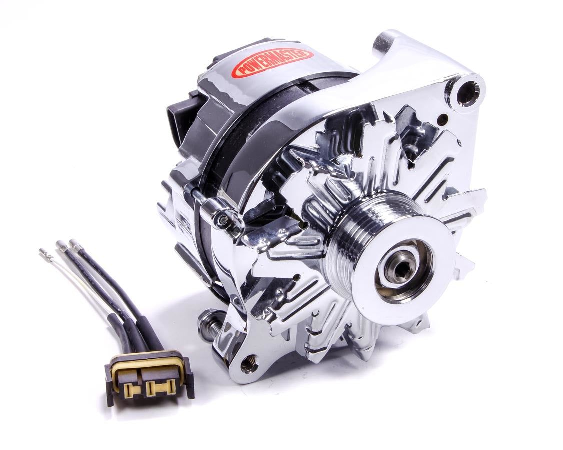 Power Master 17735 Chrome Ford 2G 85amp Alternator Power Master 17735
