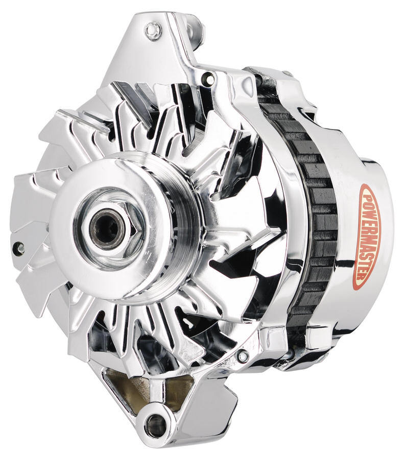 Power Master 378021 CS130 GM 140amp Chrome Alternator Power Master 378021