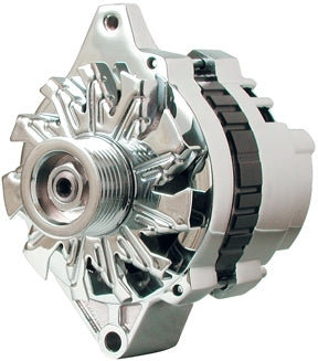 Power Master 37803 Chrome 140 Amp Small Delco Alternator Power Master 37803